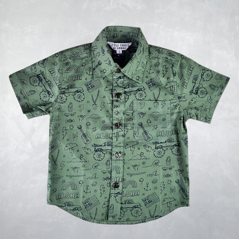 Shred Shirt - Trouble Olive