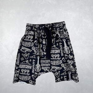 Ru Shorts  - Howzit Outline Black