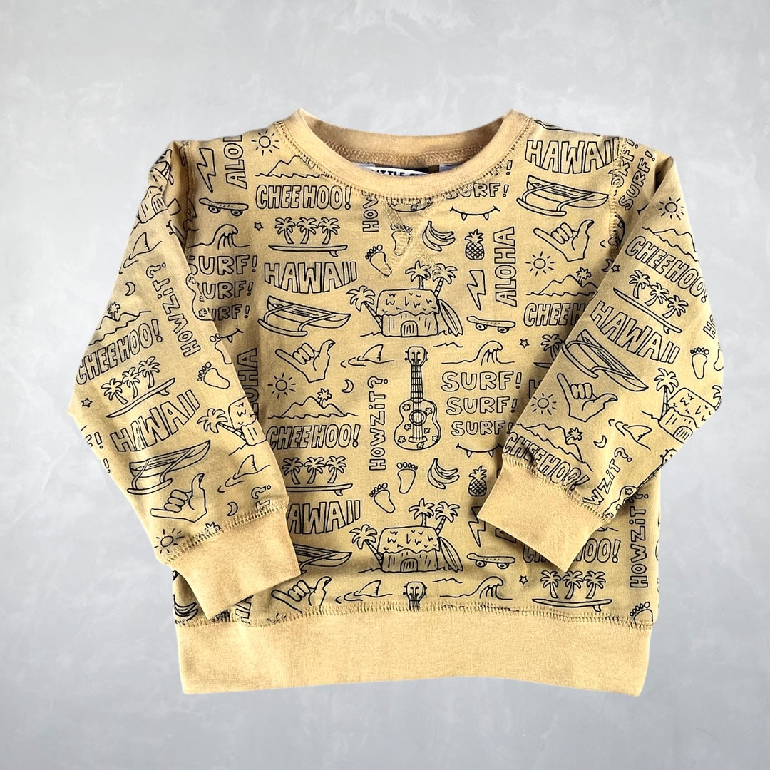 Mauka Pullover  - Howzit Gold