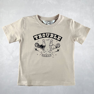 Motif Tee - Trouble Hawaii Sand