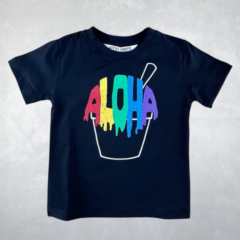 Motif Tee - Shave Ice Black