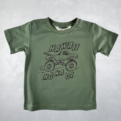 Motif Tee - Hawaii Truck Olive