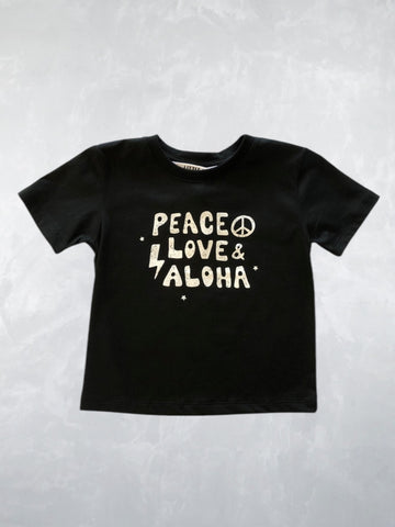 T-Shirt - Peace Love & Aloha