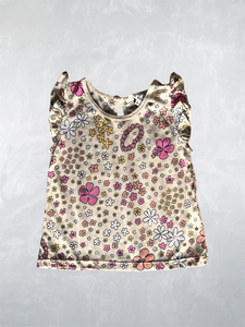 Petals Toddler Top - Flower Child Sand