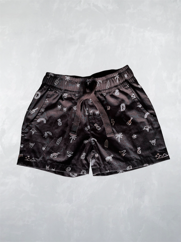 Coconut Shorts - Island Tings Black