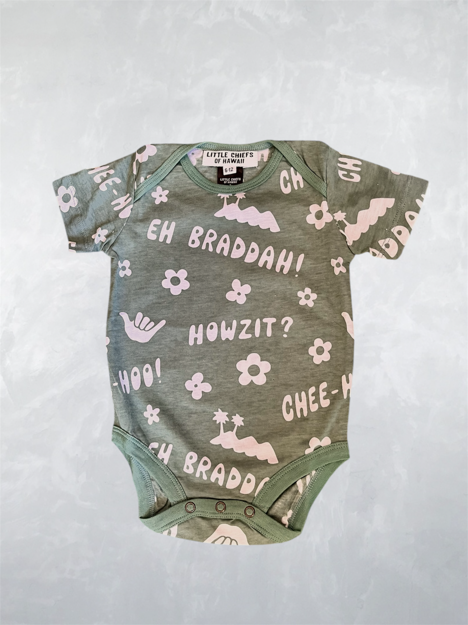 Tee Top Onesie - Cheehoo Sage