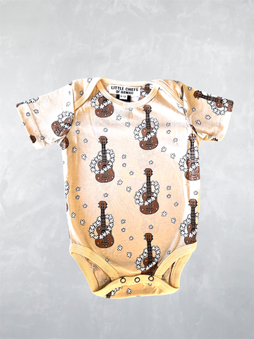 Tee Top Onesie - Ukulele Light Sand