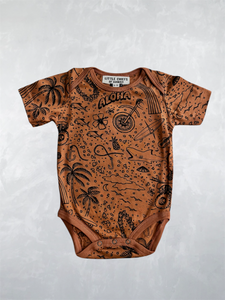 Tee Top Onesie - North Shore Coconut