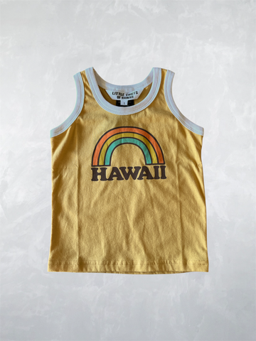 Ringer Tank Top - Rainbow Hawaii