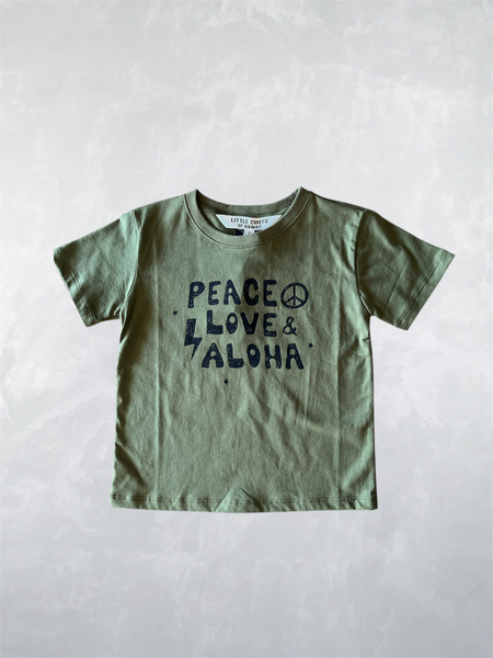 T-Shirt - Peace Love & Aloha