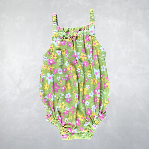 Lilikoi Onesie - Friendly Flowers Citron