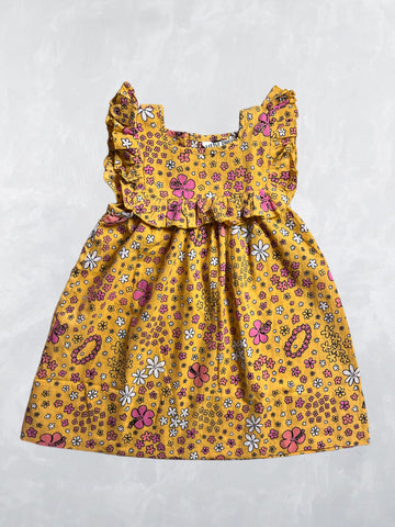 Plumeria Dress - Flower Child Sunshine