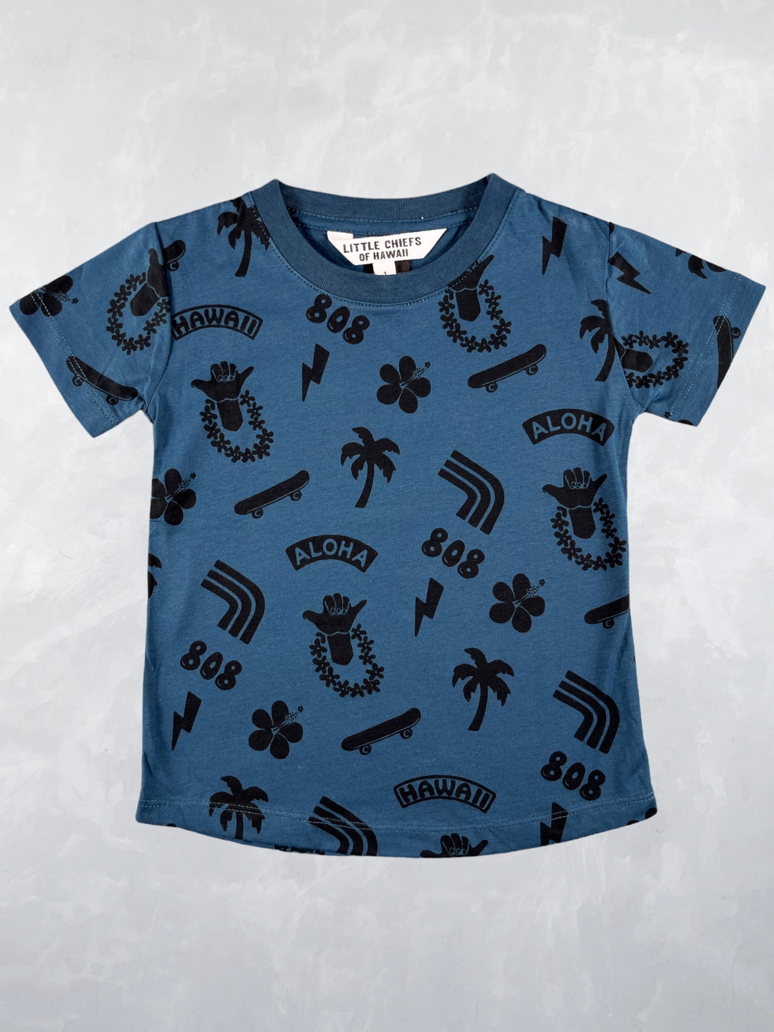 Ace Tee - Graffiti Deep Blue