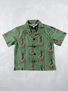 Aloha Shirt - Ukulele Sage Green