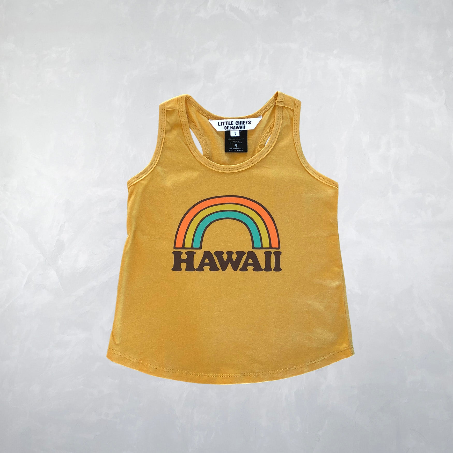 Little MissChief Tank Top - Rainbow Hawaii