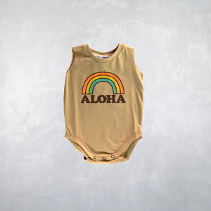 Tuffy Onesie - Rainbow Aloha