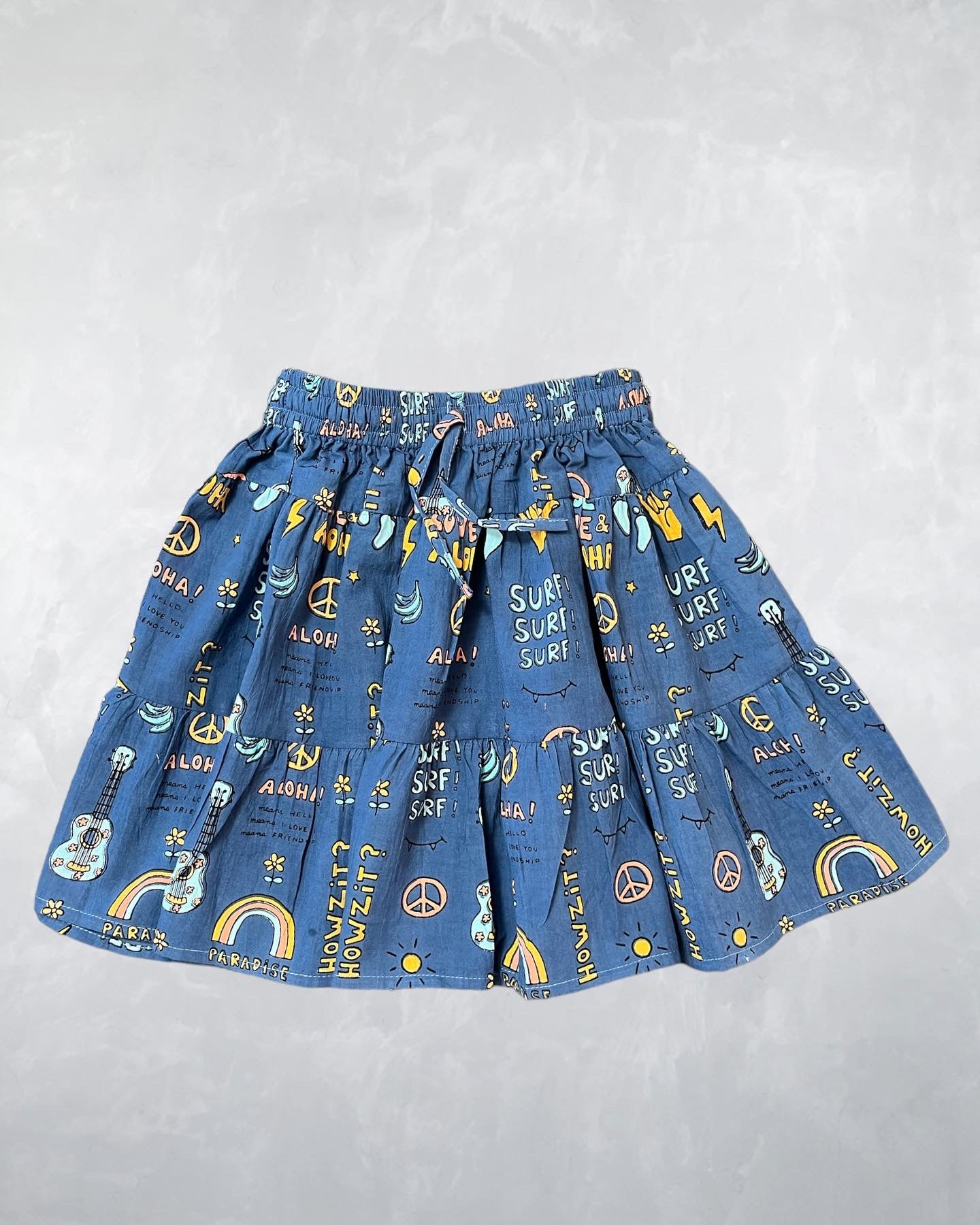 Little Laulea Skirt - Peace Blue